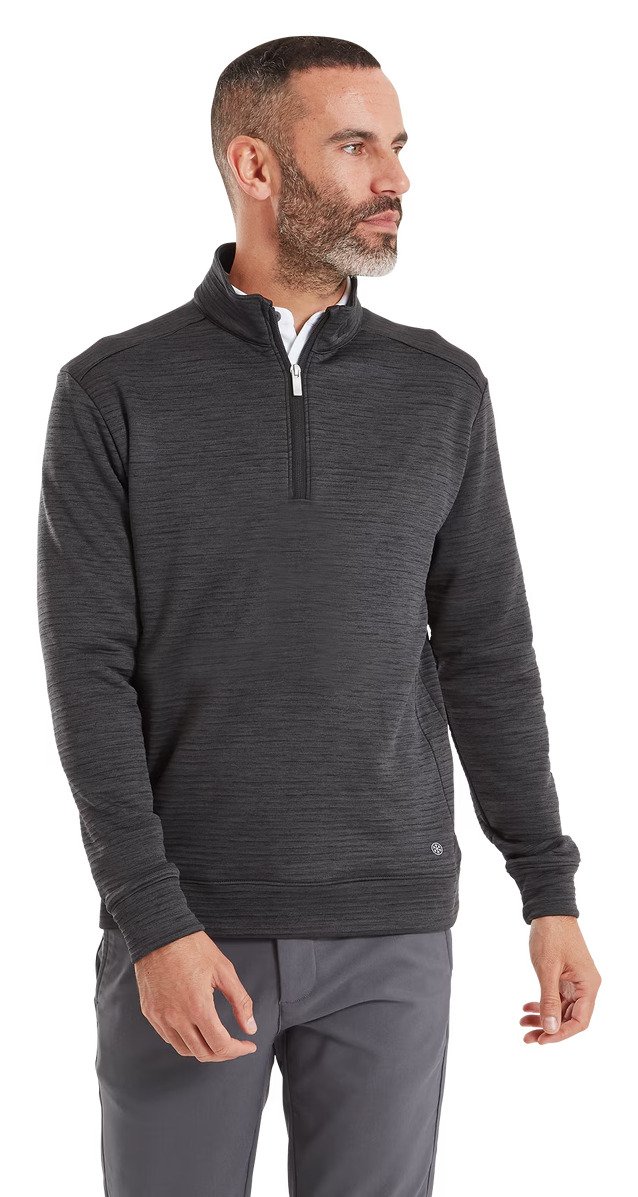 FootJoy ThermoSeries Space Dye Midlayer Herren Sweatshirt, schwarz