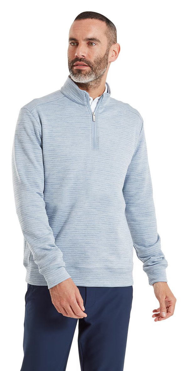 FootJoy ThermoSeries Space Dye Midlayer Herren Sweatshirt, Grau
