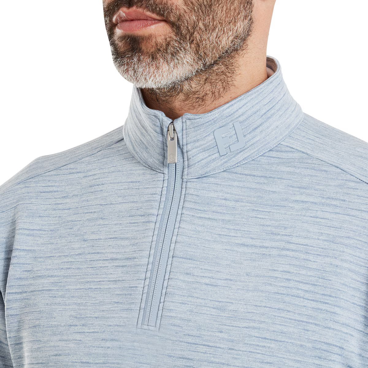 FootJoy ThermoSeries Space Dye Midlayer Herren Sweatshirt, Grau