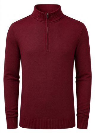 FootJoy drirelease Half-Zip Lined Herren Pullover, rot