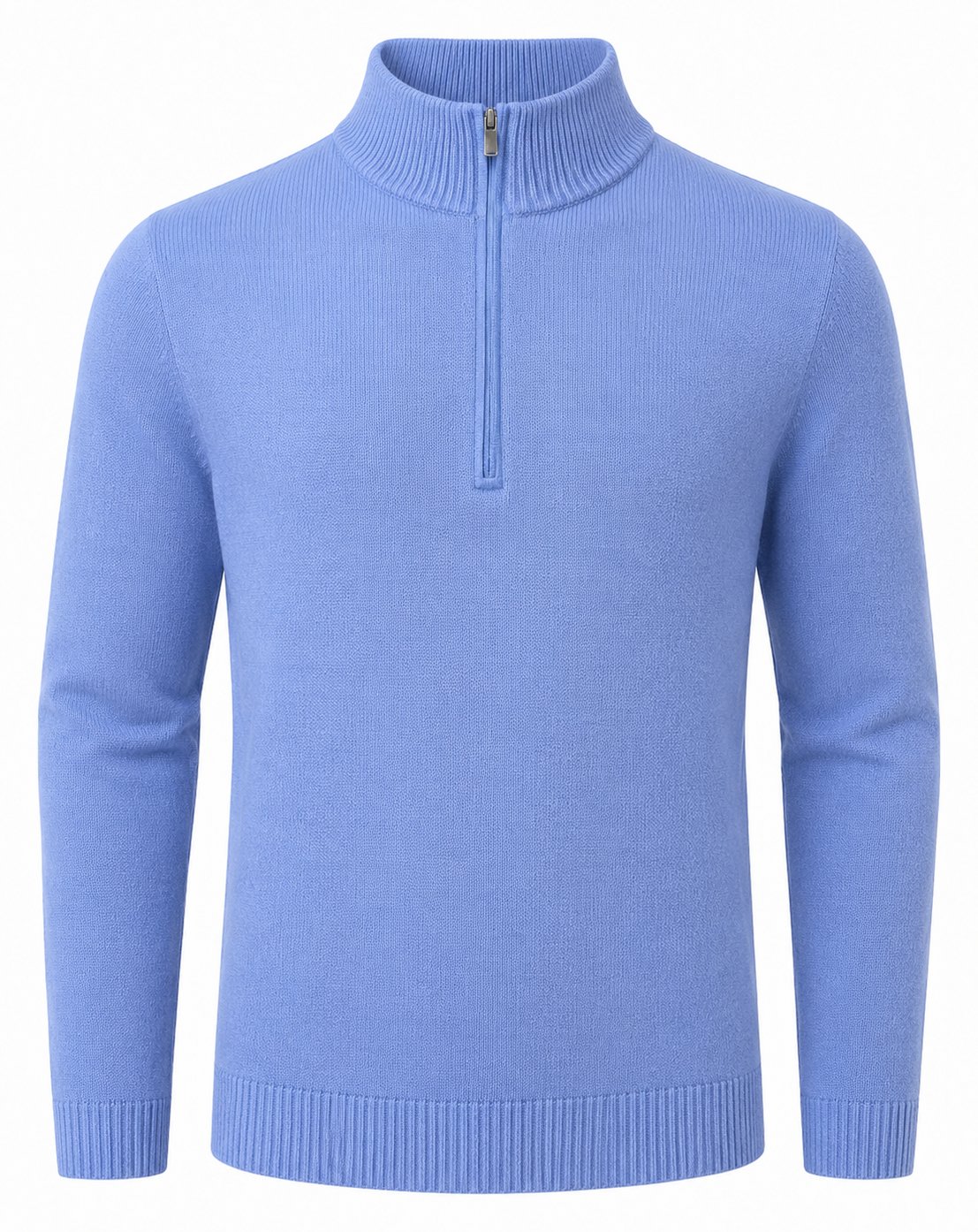 FootJoy drirelease Half-Zip Lined Herren Pullover, heather blue