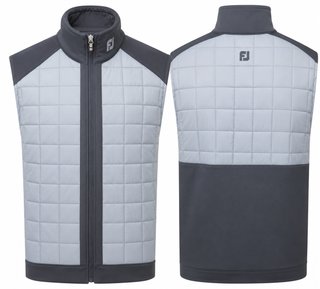FootJoy ThermoSeries Lightweight Insulated Herren Weste, Charcoal/Grau