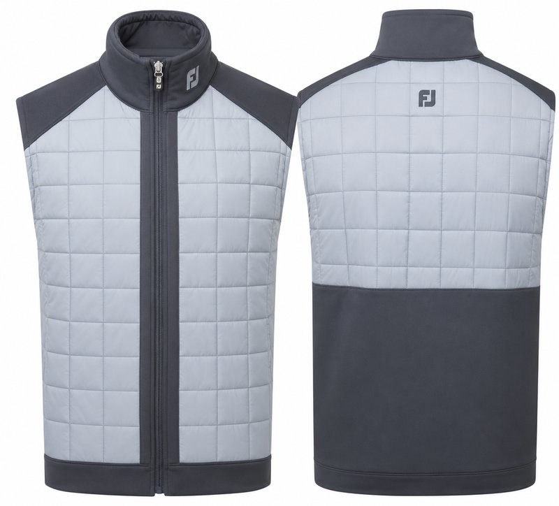 FootJoy ThermoSeries Lightweight Insulated Herren Weste, Charcoal/Grau