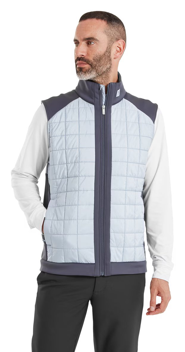 FootJoy ThermoSeries Lightweight Insulated Herren Weste, Charcoal/Grau