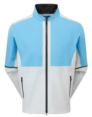FootJoy DryJoys Select LX Herren Jacke, Mid Blue / Oyster Grey