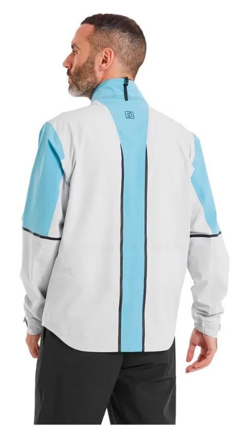 FootJoy DryJoys Select LX Herren Jacke, Mid Blue / Oyster Grey