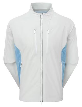 FootJoy Hydro Innovation Arcus Herren Jacke, oyster grey/mid blue
