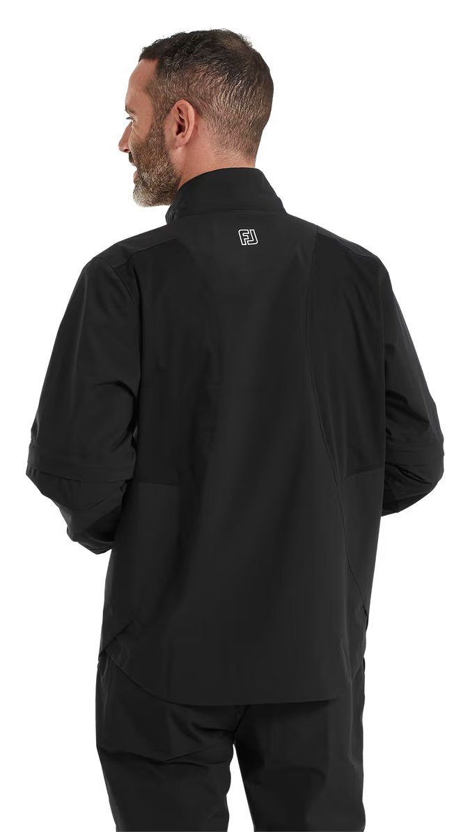 FootJoy HydroLite X Herren Regenjacke kurzarm, schwarz