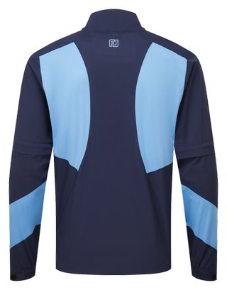 FootJoy HydroLite X Short Sleeve Rain Herren Regenhemd, navy/mittelblau