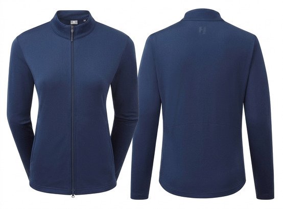 FootJoy ThermoSeries Full-Zip Midlayer Damen Pullover, Navy