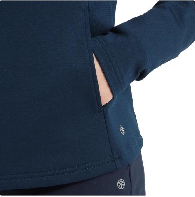 FootJoy ThermoSeries Full-Zip Midlayer Damen Pullover, Navy