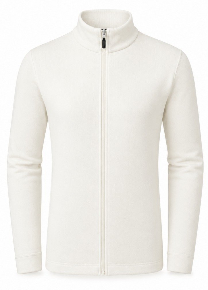 FootJoy ThermoSeries Full-Zip Midlayer Damen Pullover, off white