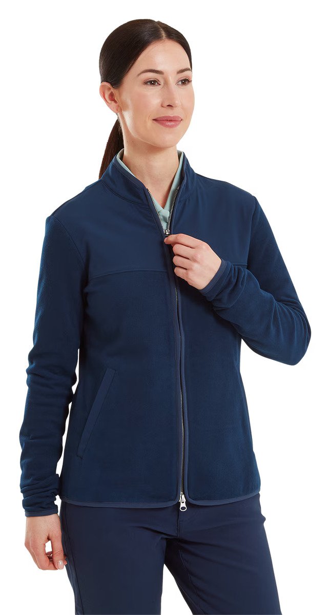 FootJoy MicroFleece Full-Zip Midlayer Damen Sweatshirt, navy