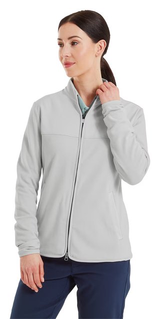 FootJoy MicroFleece Full-Zip Midlayer Damen Sweatshirt, grau