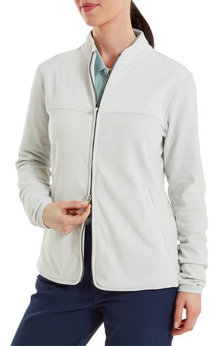 FootJoy MicroFleece Full-Zip Midlayer Damen Sweatshirt, grau