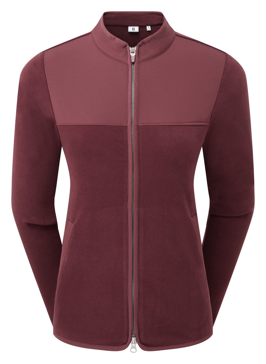 FootJoy MicroFleece Full-Zip Midlayer Damen Sweatshirt, port