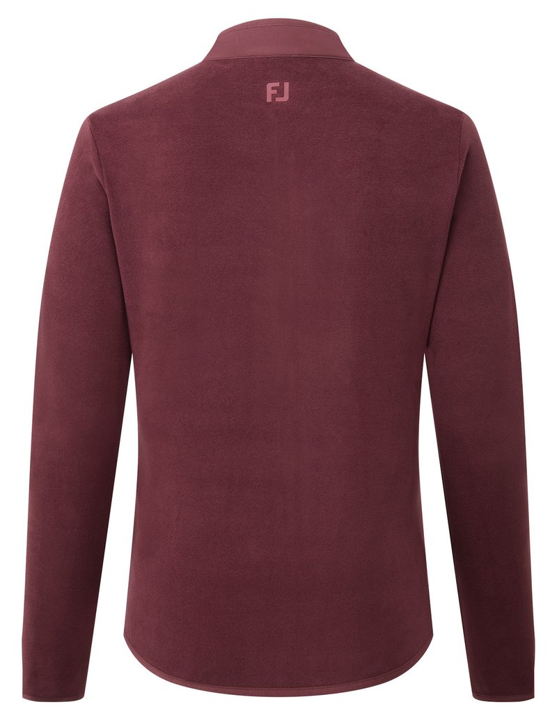FootJoy MicroFleece Full-Zip Midlayer Damen Sweatshirt, port