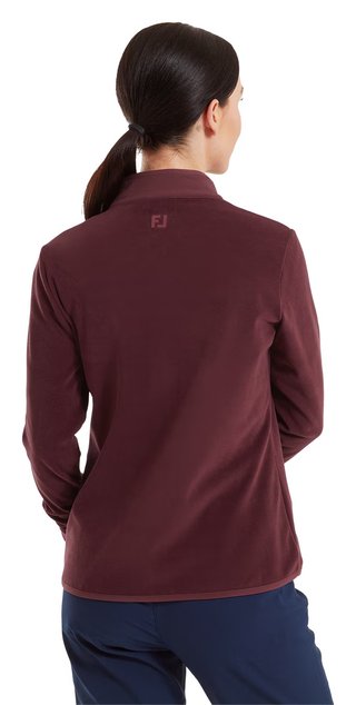 FootJoy MicroFleece Full-Zip Midlayer Damen Sweatshirt, port