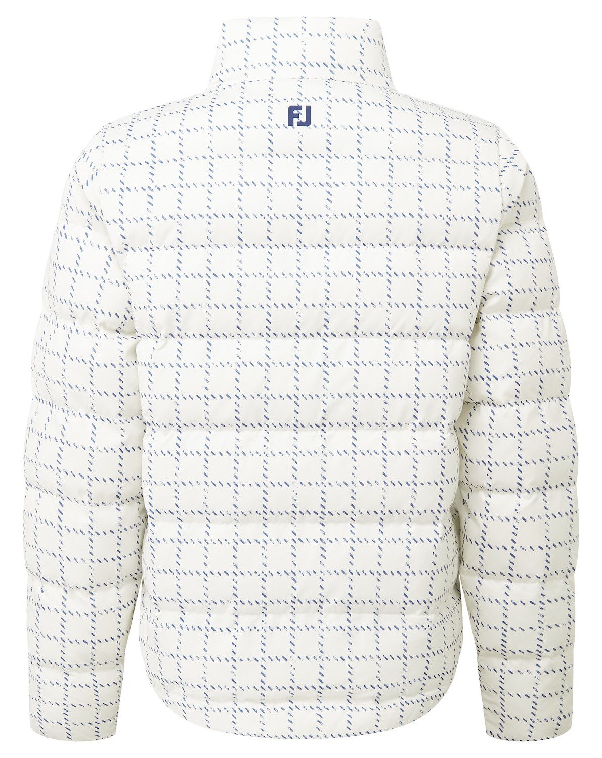 FootJoy ThermoSeries Insulated Damen Jacke, off white/navy distressed plaid