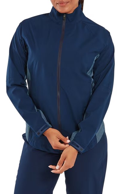 FootJoy HydroLite X Damen Jacke, Navy/White Dot