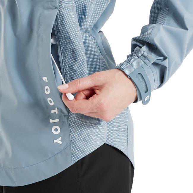 FootJoy HydroLite X Damen Jacke, winward blue/white dot