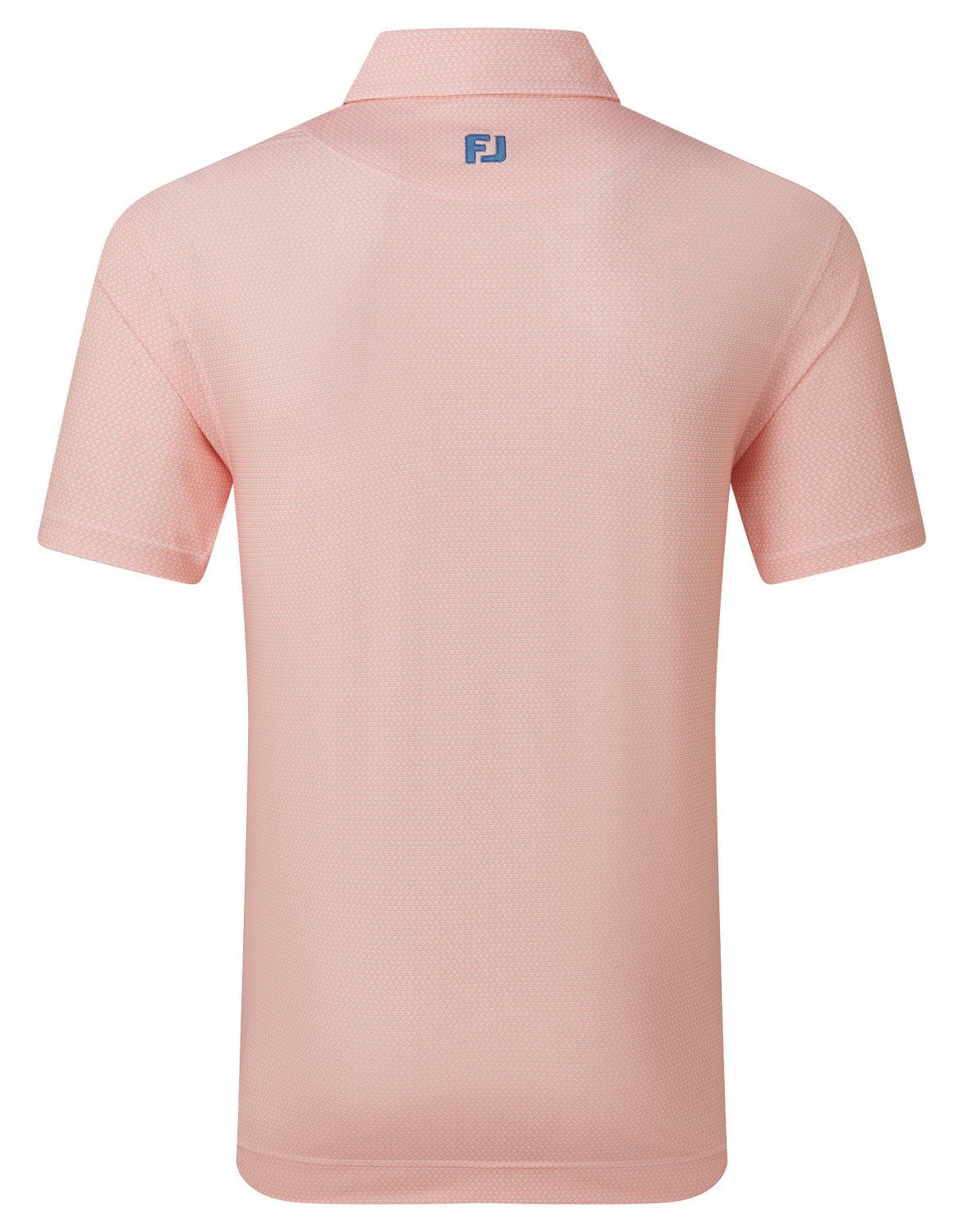 FootJoy Heritage Logo Lisle Herren Polo, weiß/peach