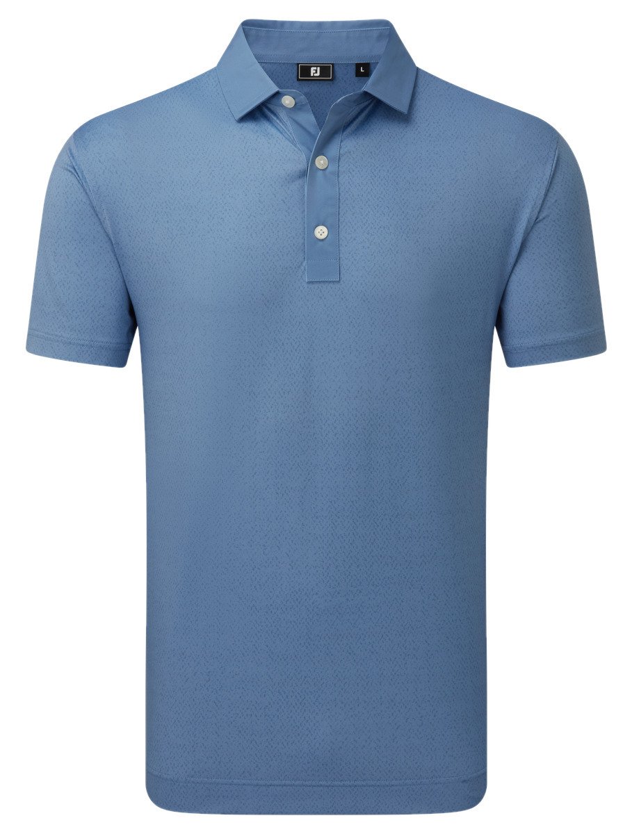 FootJoy Tailor Texture Lisle Herren Poloshirt, riviera tonal
