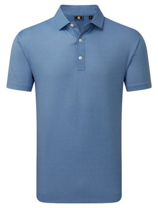 FootJoy Tailor Texture Lisle Herren Poloshirt, riviera tonal