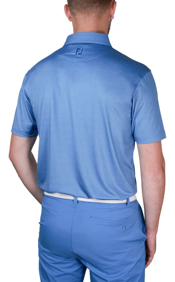 FootJoy Tailor Texture Lisle Herren Poloshirt, riviera tonal