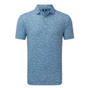 FootJoy Bloody Mary Lisle Herren Shirt, tonal riviera/pfirsich/weiß/blau