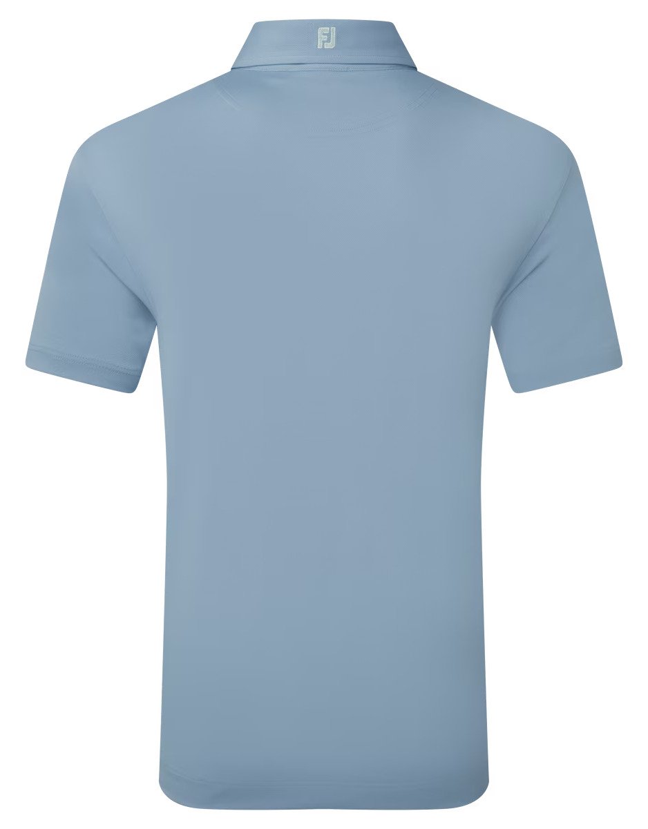 FootJoy Stretch Pique Herren Polo, Solid Winward Blue
