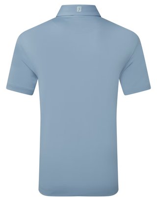 FootJoy Stretch Pique Herren Polo, Solid Winward Blue
