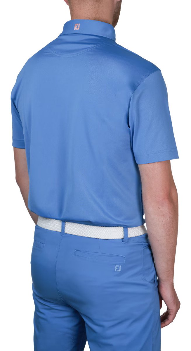FootJoy Stretch Pique Solid Herren Polo, riviera