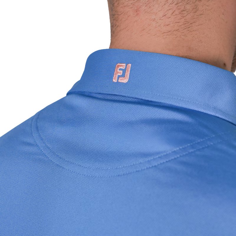 FootJoy Stretch Pique Solid Herren Polo, riviera