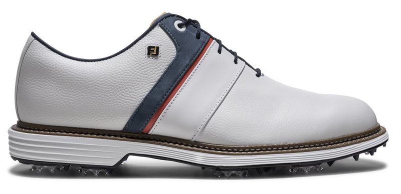 FootJoy Premiere Series - Packard Herren Golfschuhe, weiß/blau/nantucket red