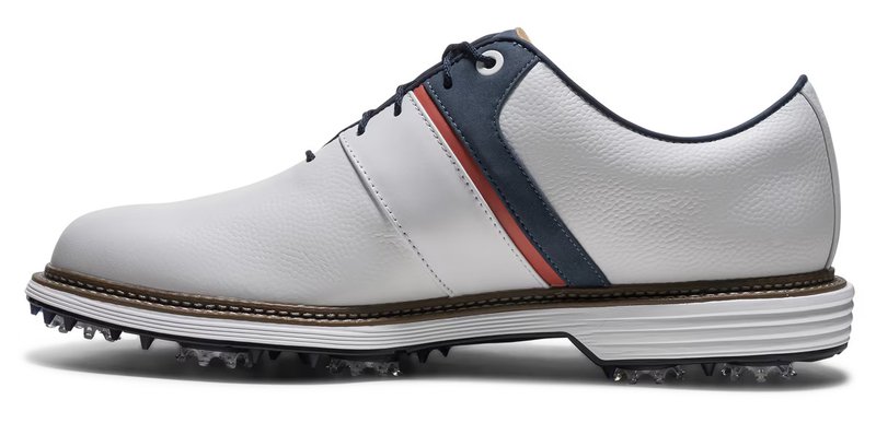 FootJoy Premiere Series - Packard Herren Golfschuhe, weiß/blau/nantucket red