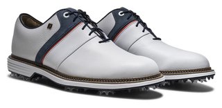 FootJoy Premiere Series - Packard Herren Golfschuhe, weiß/blau/nantucket red