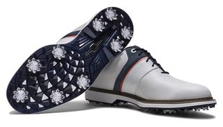 FootJoy Premiere Series - Packard Herren Golfschuhe, weiß/blau/nantucket red