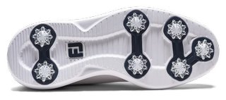 FootJoy FJ Traditions Blucher Herren Golfschuhe, weiß/blau/tan