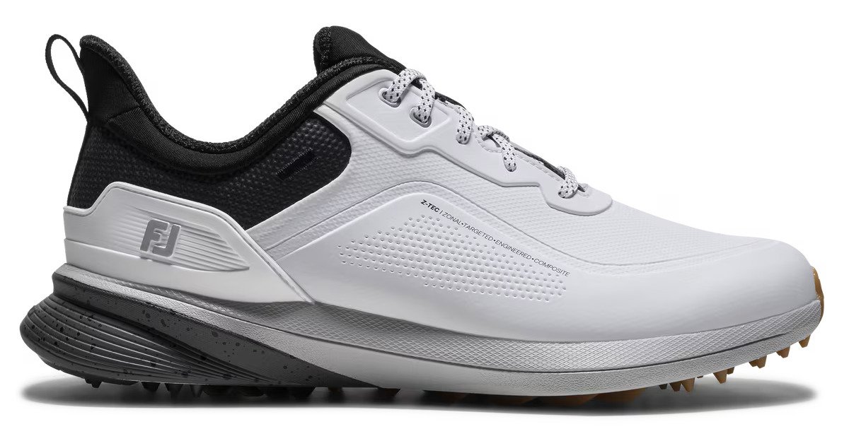 FootJoy PRO/SL Herren Golfschuhe, weiß/schwarz gum