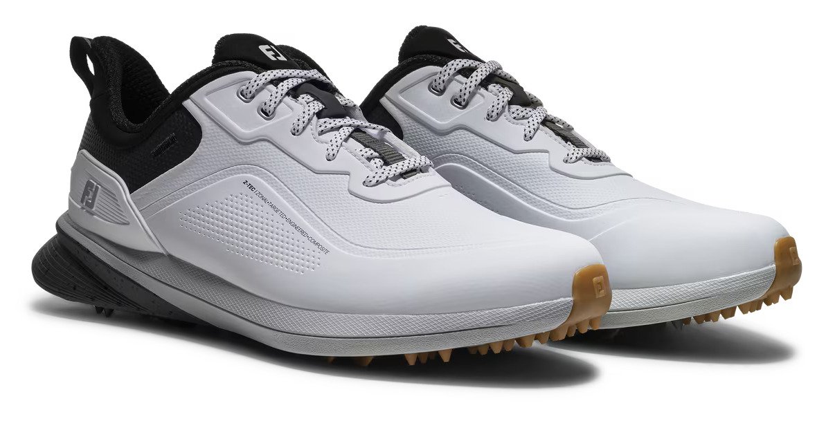 FootJoy PRO/SL Herren Golfschuhe, weiß/schwarz gum