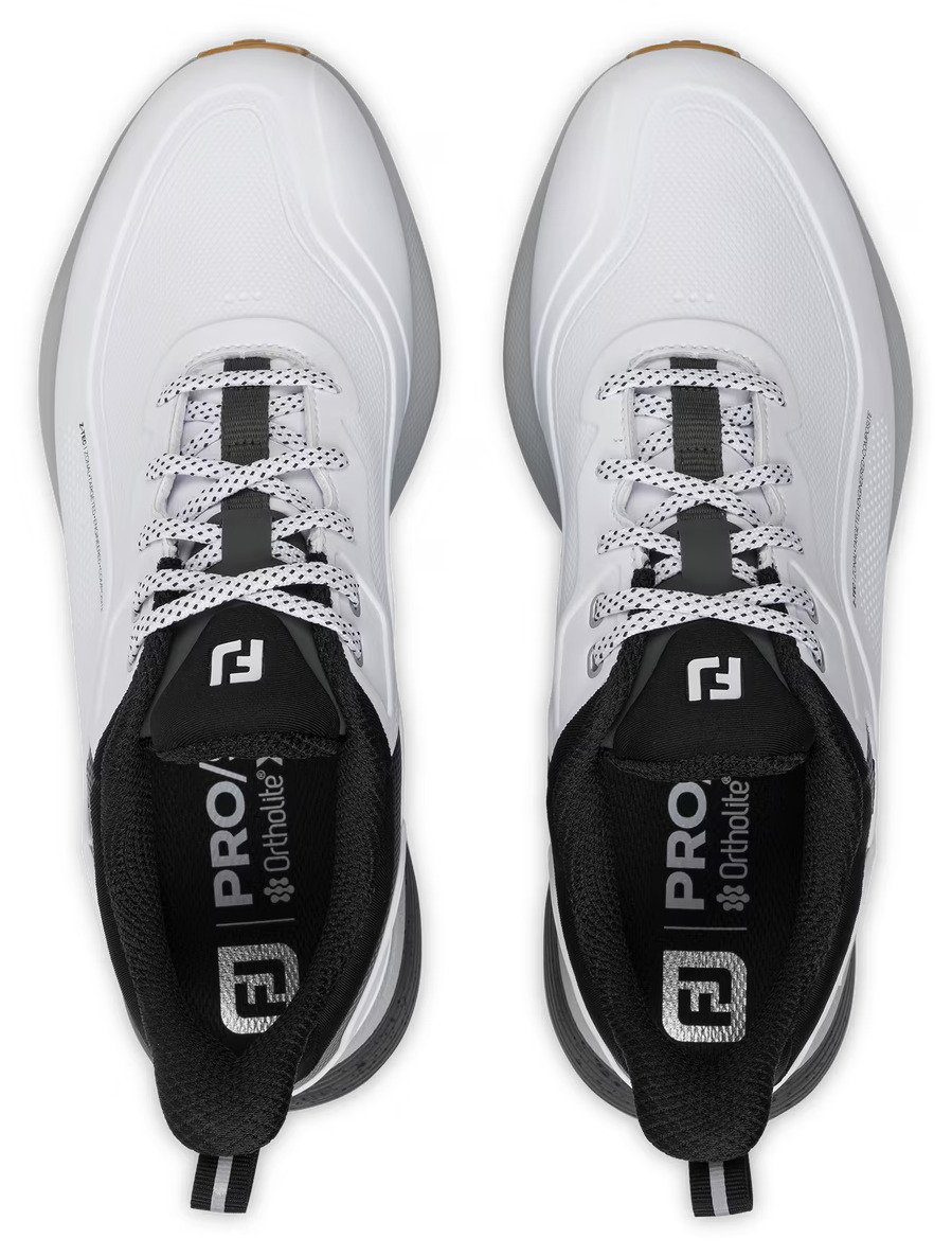 FootJoy PRO/SL Herren Golfschuhe, weiß/schwarz gum