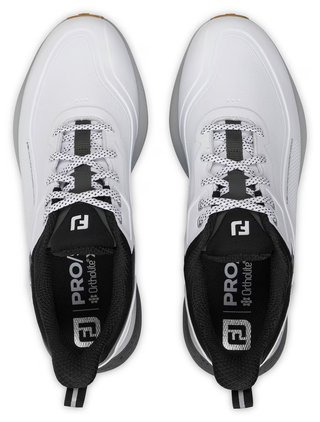 FootJoy PRO/SL Herren Golfschuhe, weiß/schwarz gum