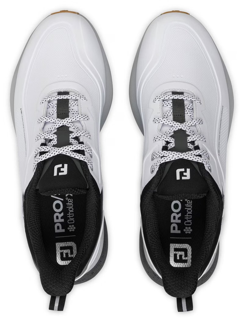 FootJoy PRO/SL Herren Golfschuhe, weiß/schwarz gum