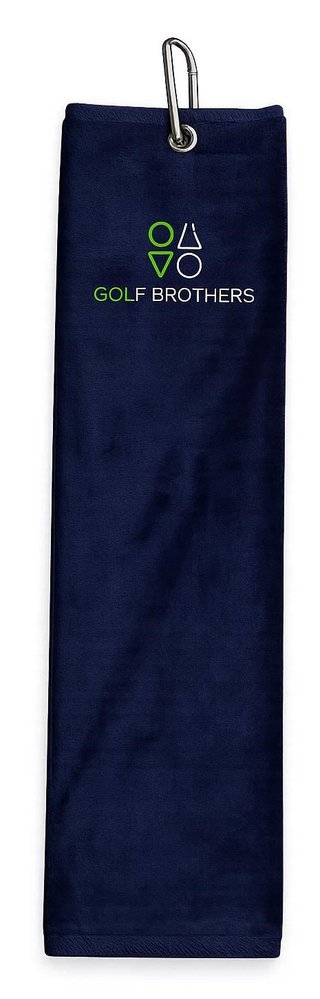 Golf Brothers Trifold Golfhandtuch, dunkelblau