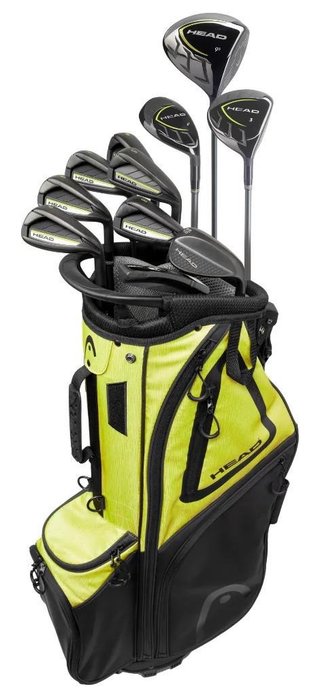 Head Golf Complete Herren Golfset, Stahl, LH, Stiff