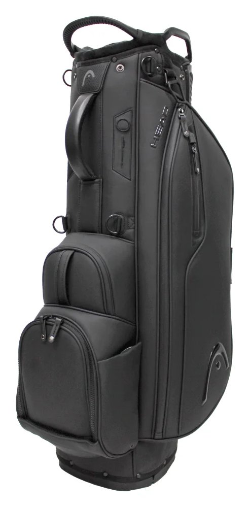 Head Golf PU Leather Premium Neutral NA Cartbag, Schwarz