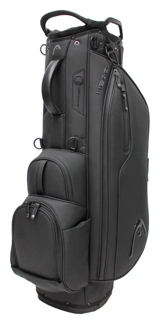 Head Golf PU Leather Premium Neutral NA Cartbag, Schwarz