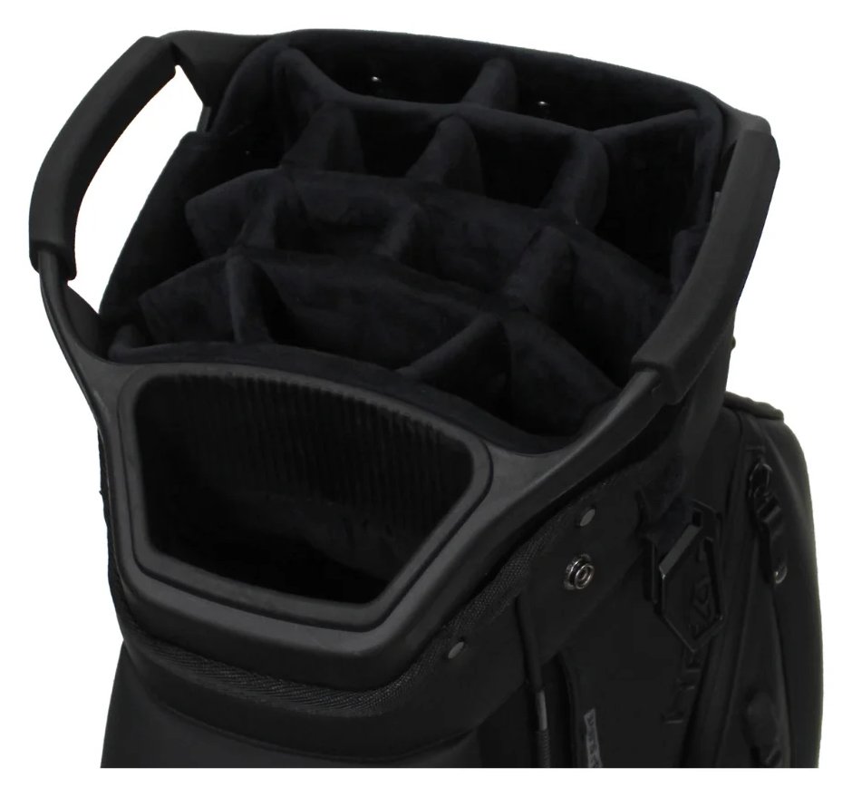 Head Golf PU Leather Premium Neutral NA Cartbag, Schwarz