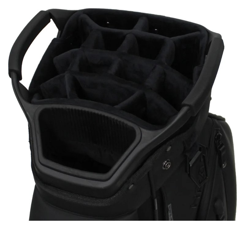 Head Golf PU Leather Premium Neutral NA Cartbag, Schwarz